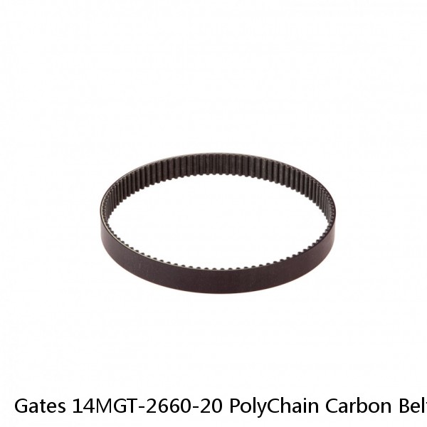 Gates 14MGT-2660-20 PolyChain Carbon Belt - 20mm Width - 14mm Pitch 