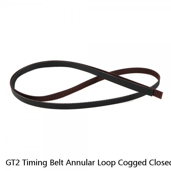 GT2 Timing Belt Annular Loop Cogged Closed Rubber 6mm Width 2mm Pitch 494-2GT